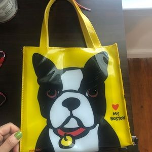 Boston terrier tote bag